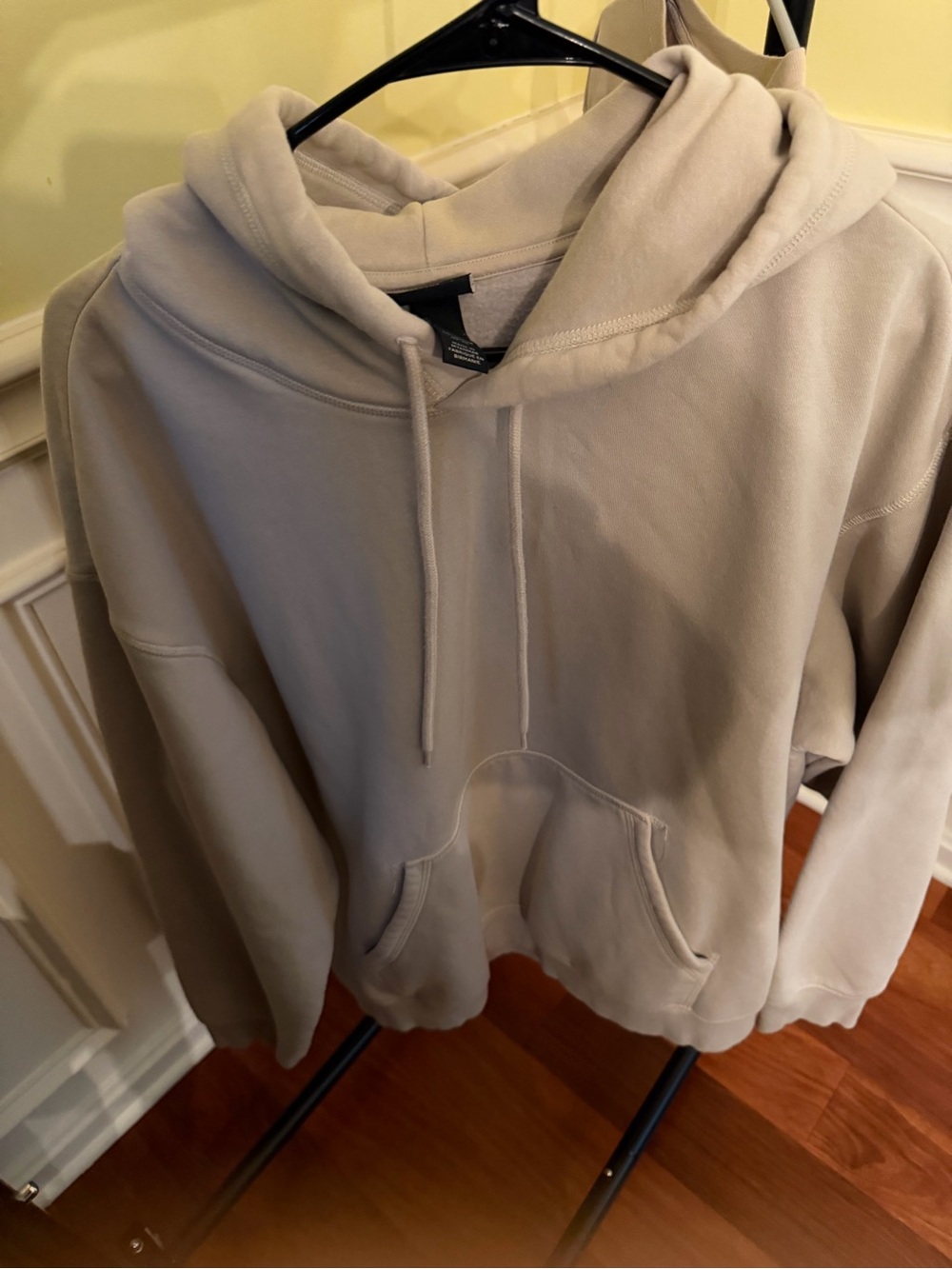 H&M Hoodie  in Light Beige